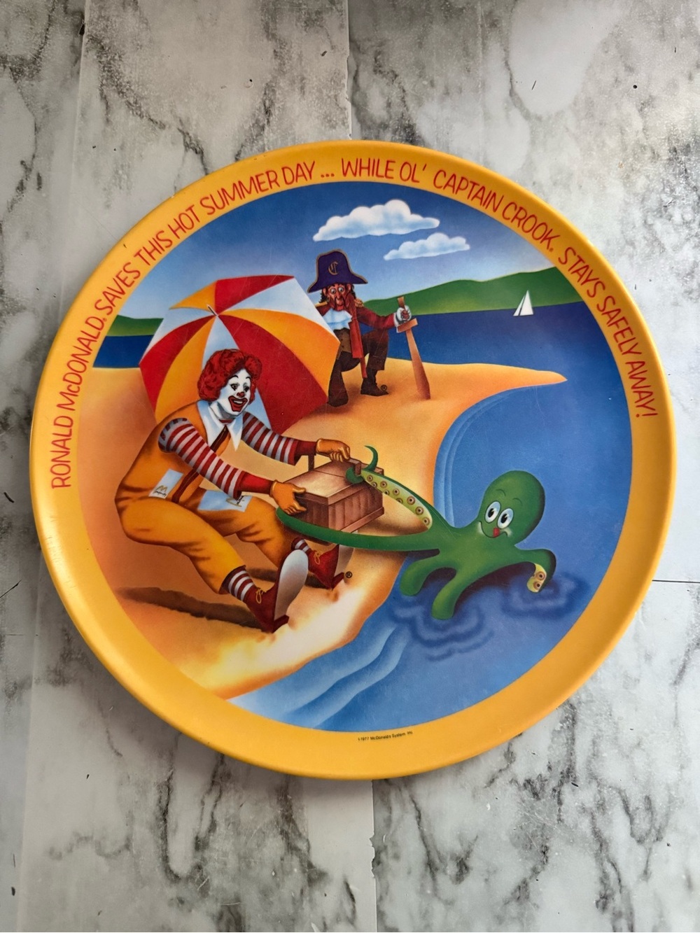 Vintage McDonald’s kids collectible plate
